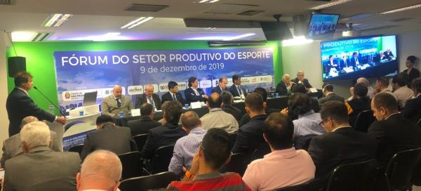 Dretor-presidente da Fundesporte reúne-se com gestores no Fórum do Setor Produtivo do Esporte