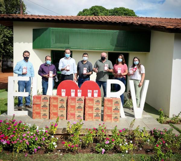 Caps de Rio Verde recebeu 500 litros de leite 