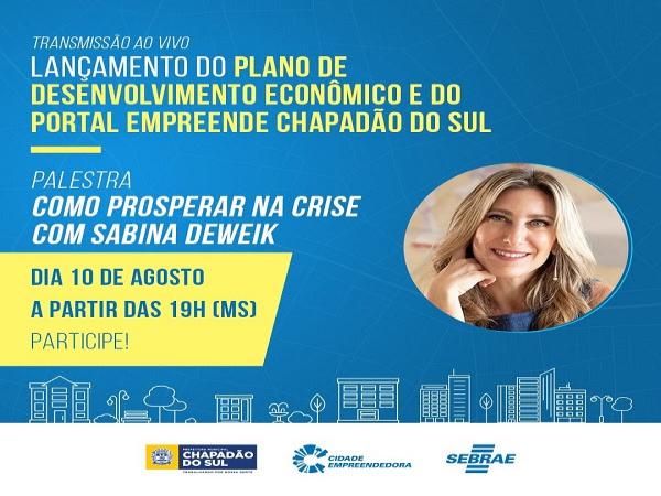 Sebrae e prefeitura lançam Plano de Desenvolvimento Econômico do município