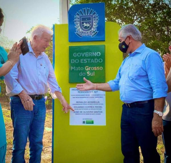 Reinaldo entrega pavimentação da “Estrada das Águas” em Rio Verde 