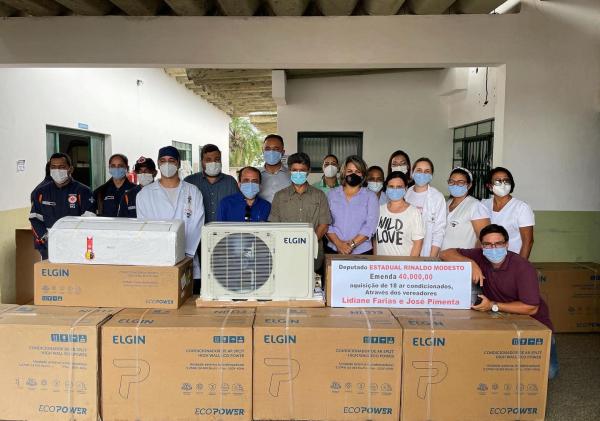Hospital Municipal recebeu novos aparelhos de ar condicionado
