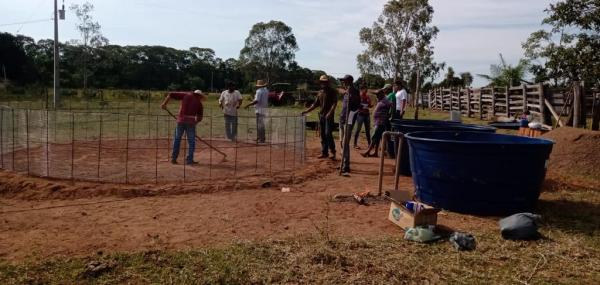 Assentados montam tanques para criar pintados com emenda da senadora Soraya