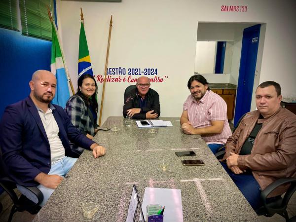 Prefeito Réus Fornari recebeu o pastor Wilton Acosta