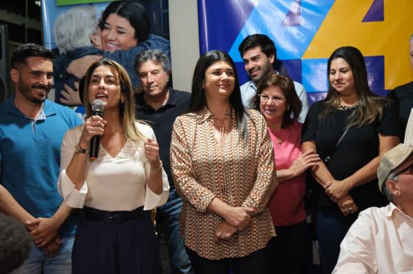 Soraya, Rose e Murilo inauguram escritório político do União Brasil em Dourados 