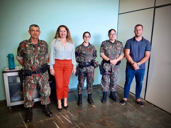 Policia Militar Ambiental debateu parcerias para o Instituto Mirim de Rio Verde