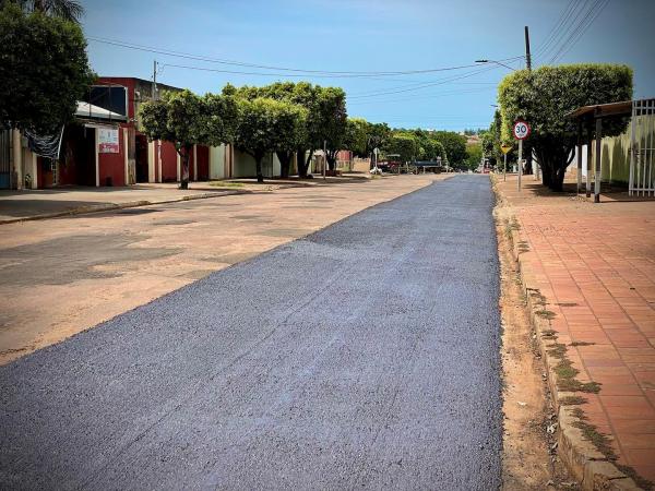 Operação de microrevestimento chega ao Nova Rio Verde    
