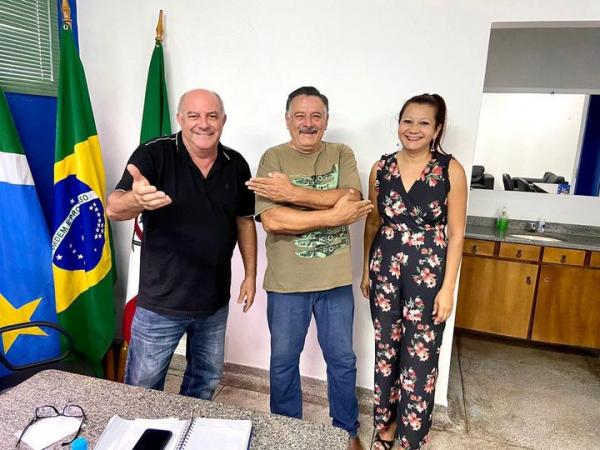 Prefeito Réus recebeu o presidente do Sindicato dos Servidores