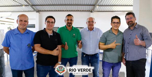 Deputado federal Marcos Pollon visitou Rio Verde