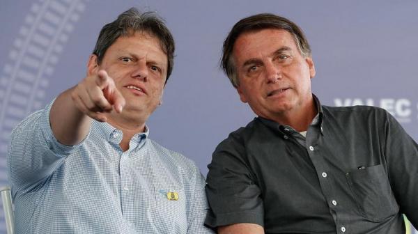 Tarcísio volta a negar disputa pela presidência: “O líder é Bolsonaro”