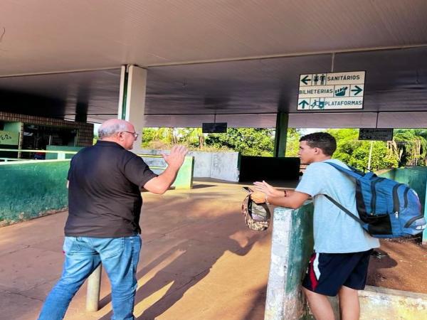 Prefeito Réus Fornari visitou obras em andamento em Rio Verde 