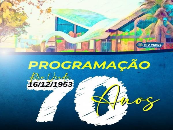Prefeito Réus lançou a programação de aniversário dos 70 anos de Rio Verde 