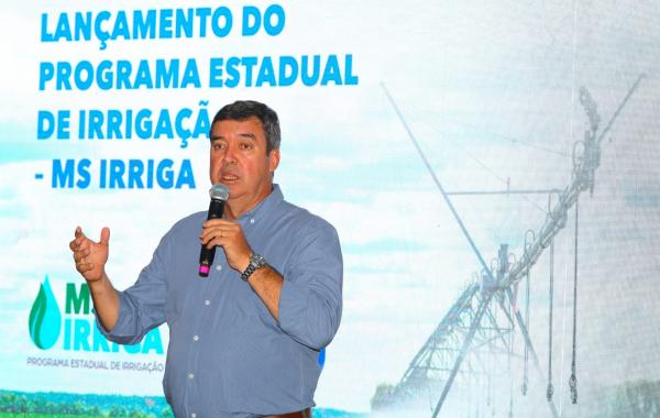 Governo de MS lança programa para aumentar área irrigada e produção