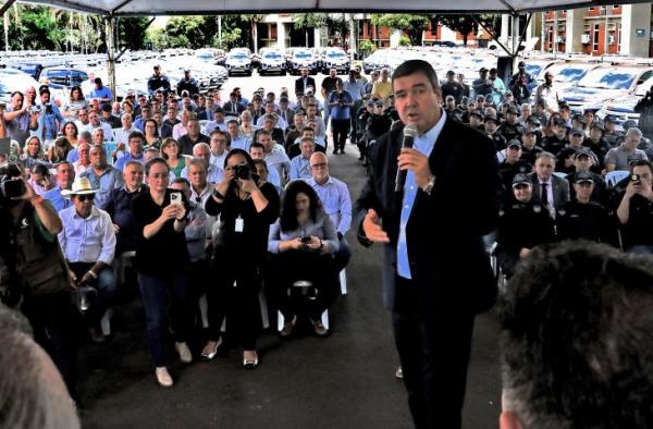 Governo de MS entrega 77 viaturas à PM e Polícia Civil