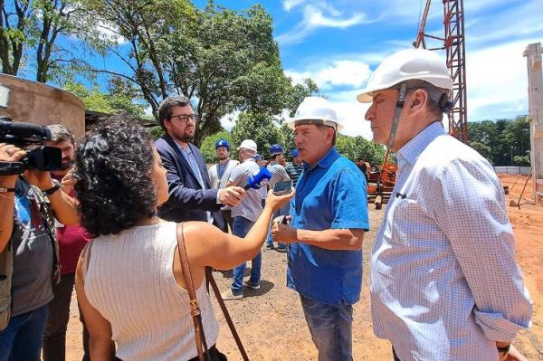 Gerson visita obras e anuncia entrega de refeitórioda ALEMS até março