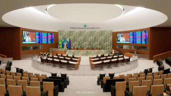 Mesa Diretora aprova projeto arquitetônico do novo plenário da ALEMS 