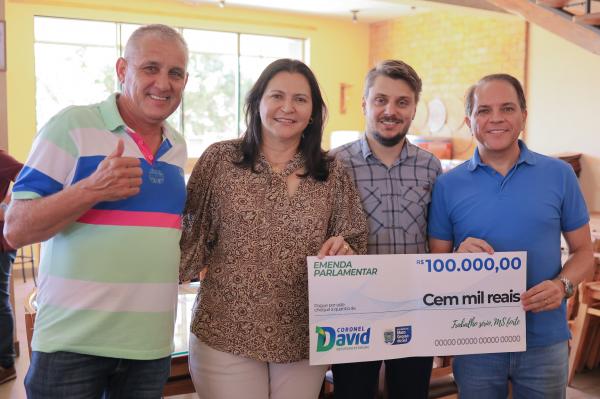 Com apoio de Coronel David, Caarapó recebe R$ 330 mil em investimentos