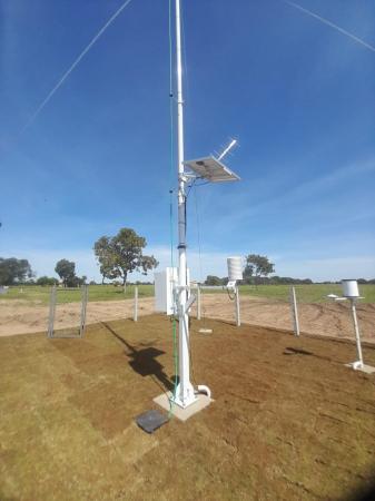 Primeira estação meteorológica instalada no Pantanal começa a transmitir dados