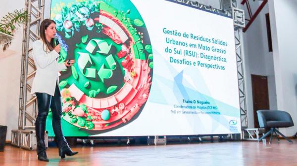 TCE-MS participa do II Encontro de Meio Ambiente e reforça compromisso com a gestão de resíduo