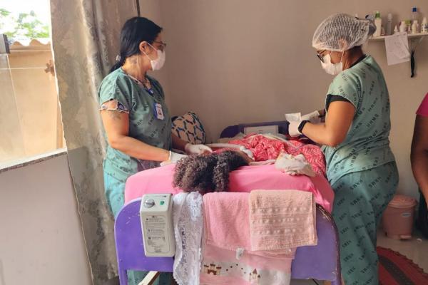 Atendimento domiciliar do HRMS oferece qualidade de vida 