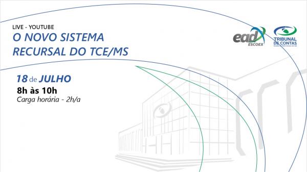 TCE-MS promove capacitação sobre novo sistema recursal no dia 18 de julho