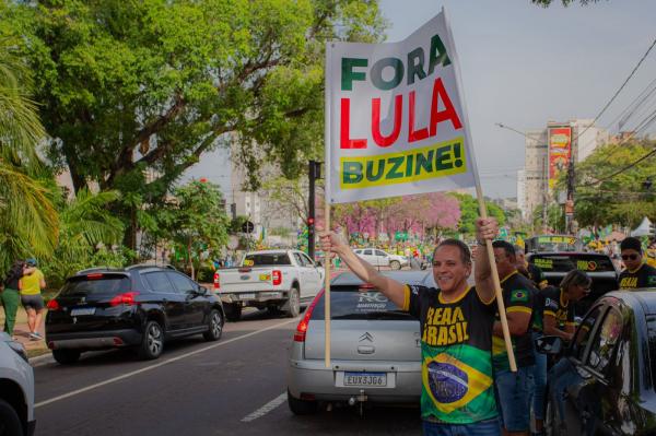 Em manifestação, Coronel David reforça apoio a Bolsonaro