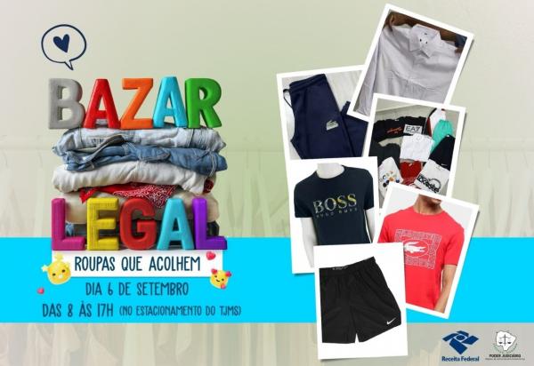 Bazar Legal do TJMS beneficiará instituições que promovem inclusão e assistência social