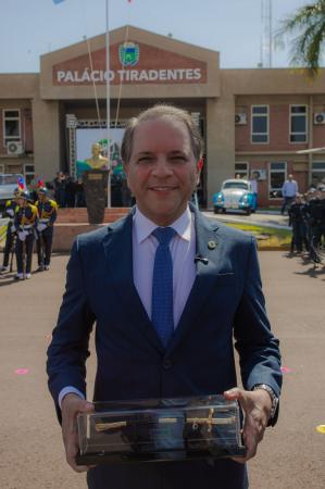 Coronel David é homenageado em solenidade que celebra os 190 anos da PMMS