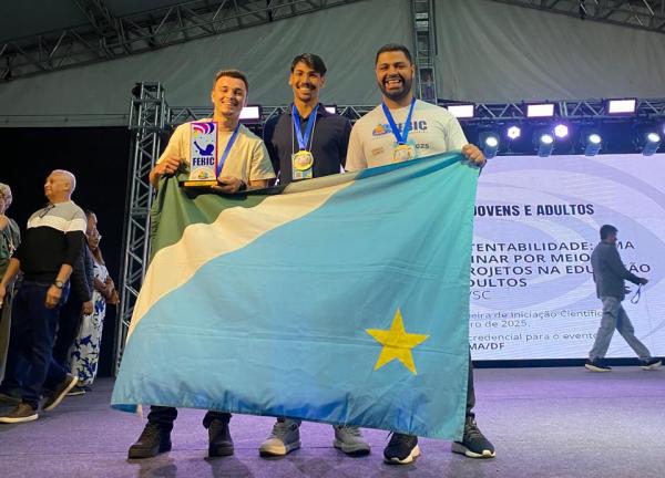 Alunos do Senai conquistam 1º lugar em feira científica nacional