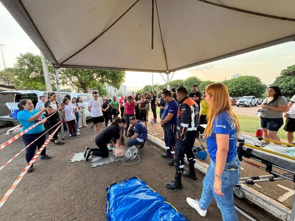 Simulado médico prepara voluntários para possíveis intercorrências na prova