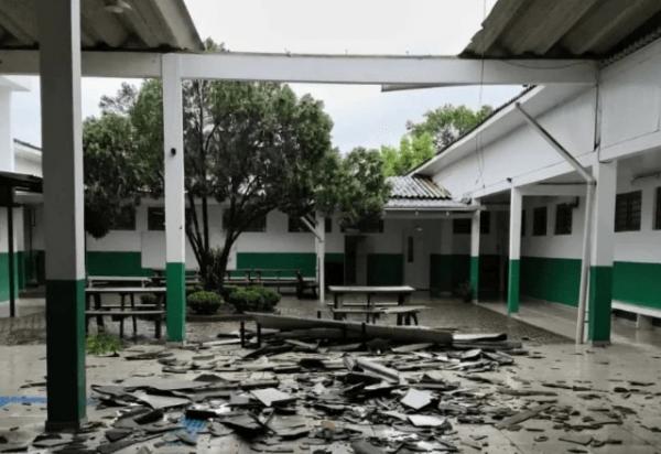 Tornado causa estragos e alagamentos em cidades de Santa Catarina