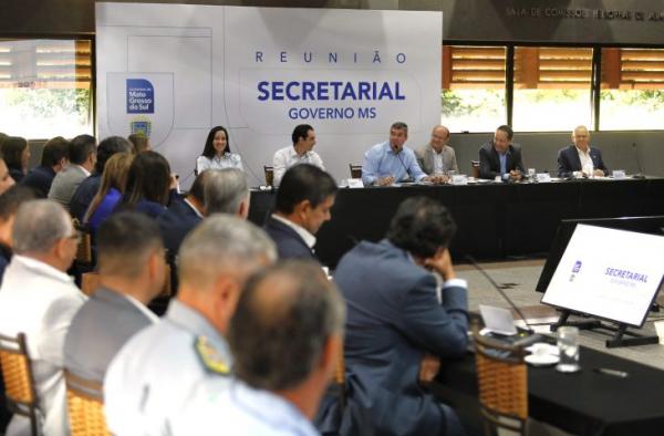 Governador reúne secretariado para avaliar trabalho e garantir entregas a MS