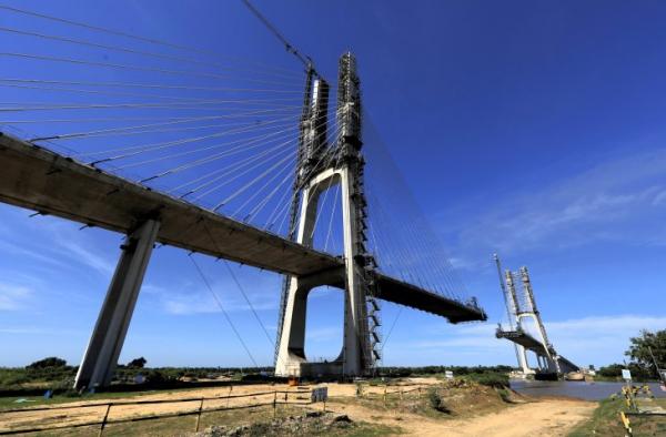 Ponte Internacional da Rota Bioceânica entra na fase final