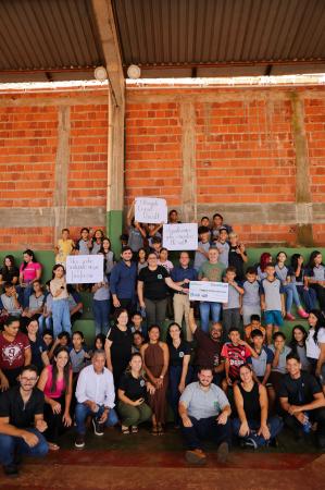 Em Sidrolândia, Coronel David reforça Escola Porfíria Lopes com investimento