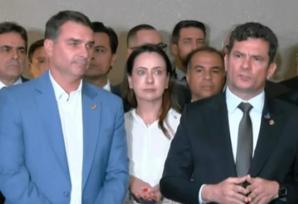 Moro se filia ao PL e dará palanque a Flávio Bolsonaro no Paraná