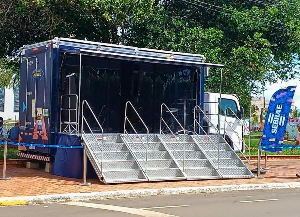 Sebrae Móvel leva atendimento a cidades da região sul pelo Cidade Empreendedora