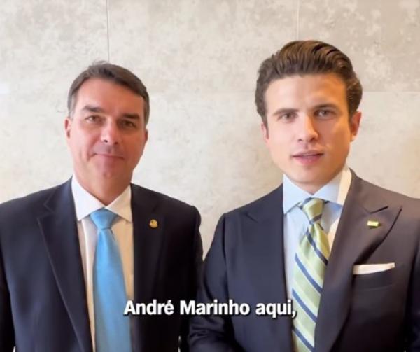André Marinho declara apoio a Flávio Bolsonaro