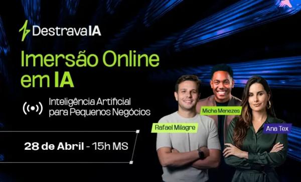 Sebrae/MS promove imersão online e gratuita sobre Inteligência Artificial