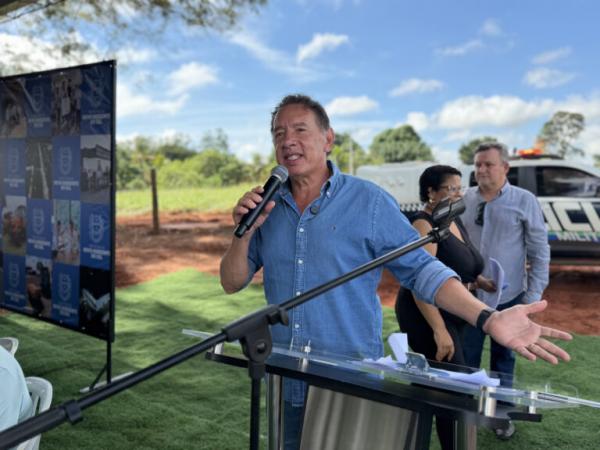 Gerson participou de entregas de pavimentação em Novo Horizonte