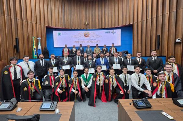 Solenidade na ALEMS destaca importância de ordem juvenil pautada em virtudes