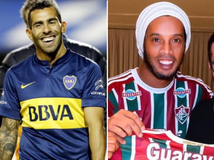 Na Argentina, craques voltam por amor à camisa. No Brasil....