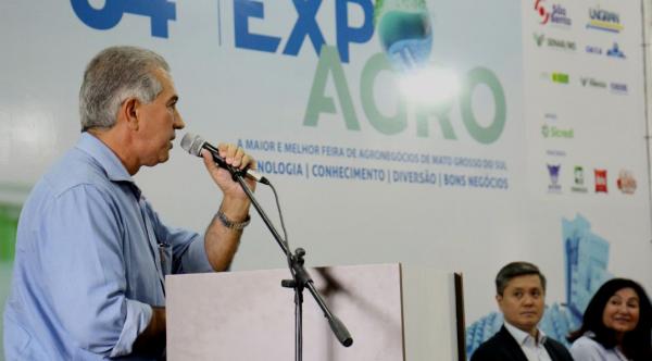 Reinaldo abre a Expoagro e destaca a força do agronegócio no MS